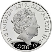 5 Pounds - Elizabeth II Yeoman Warders; Silver Piedfort obverse image
