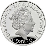 5 Pounds - Elizabeth II Yeoman Warders; Silver Proof obverse image