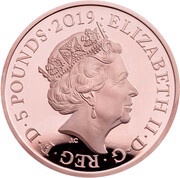 5 Pounds - Elizabeth II Ceremony of the Keys; Gold Proof obverse image