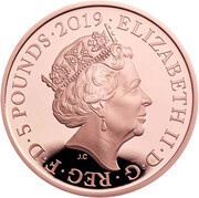 5 Pounds - Elizabeth II Queen Victoria; Gold Proof obverse image