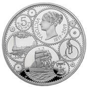 5 Pounds - Elizabeth II 5th Portrait; Queen Victoria, United Kingdom, 2019 reverse image
