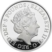 5 Pounds - Elizabeth II Remembrance Day 2019; Silver Proof obverse image