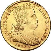 6400 Réis - John, Prince Regent Rio de Janeiro Mint obverse image
