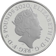 5 Pounds - Elizabeth II 5th portrait; James Bond - II obverse image