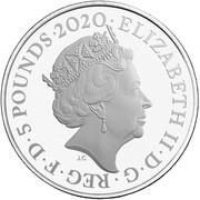 5 Pounds - Elizabeth II 5th portrait; James Bond - III obverse image