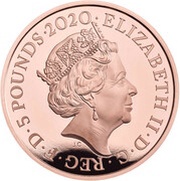 5 Pounds - Elizabeth II The Royal Menagerie; Gold Proof obverse image