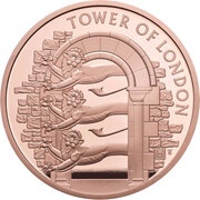 5 Pounds - Elizabeth II The Royal Menagerie; Gold Proof, United Kingdom, 2020 reverse image