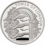 5 Pounds - Elizabeth II The Royal Menagerie; Silver Proof, United Kingdom, 2020 reverse image