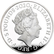 5 Pounds - Elizabeth II The Infamous Prison; Silver Piedfort obverse image