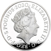 5 Pounds - Elizabeth II The Infamous Prison; Silver Proof obverse image