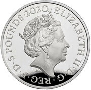 5 Pounds - Elizabeth II Remembrance Day; Silver Piedfort obverse image