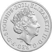 5 Pounds - Elizabeth II 5th portrait; Alice's Adventures in Wonderland obverse image