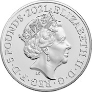 5 Pounds - Elizabeth II 5th portrait; Royal Albert Hall obverse image