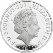 5 Pounds - Elizabeth II Royal Albert Hall; Silver Proof obverse image