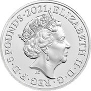 5 Pounds - Elizabeth II 5th portrait; Peter Rabbit obverse image