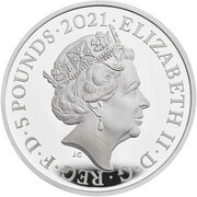 5 Pounds - Elizabeth II Prince Philip, Silver Piedfort obverse image