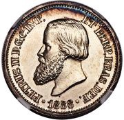 10 000 Réis - Pedro II Pattern obverse image