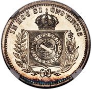 10 000 Réis - Pedro II Pattern, Brazil, 1888 reverse image