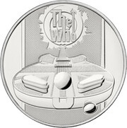 5 Pounds - Elizabeth II 5th portrait; The Who, United Kingdom, 2021 reverse image