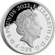 5 Pounds - Elizabeth II Rome; Silver Proof obverse image