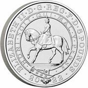 5 Pounds - Elizabeth II Platinum Jubilee obverse image