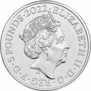 5 Pounds - Elizabeth II 5th portrait; Peter Rabbit obverse image