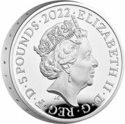 5 Pounds - Elizabeth II Prince William's Birthday; Silver Piedfort obverse image