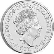 5 Pounds - Elizabeth II 5th portrait; The Queen's Reign, Bestowing Her Honours obverse image