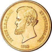 20 000 Réis - Pedro II obverse image