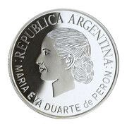 1 Peso Eva Duarte de Peron obverse image