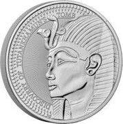 5 Pounds - Elizabeth II 5th portrait; Tutankhamun’s Tomb Centenary, United Kingdom, 2022 reverse image