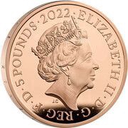 5 Pounds - Elizabeth II Tutankhamun’s Tomb Centenary; Gold Proof obverse image