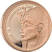 5 Pounds - Elizabeth II Tutankhamun’s Tomb Centenary; Gold Proof, United Kingdom, 2022 reverse image