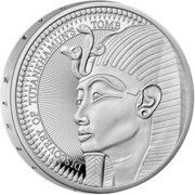 5 Pounds - Elizabeth II Tutankhamun’s Tomb Centenary; Silver Proof, United Kingdom, 2022 reverse image