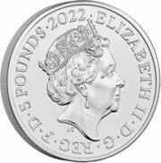 5 Pounds - Elizabeth II 5th portrait; The Rolling Stones obverse image