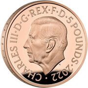 5 Pounds - Charles III Life and legacy of the Queen; Gold Proof obverse image