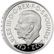5 Pounds - Charles III Life and legacy of the Queen; Silver Piedfort obverse image