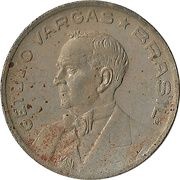 10 Centavos Trial Strike; Getúlio Vargas obverse image