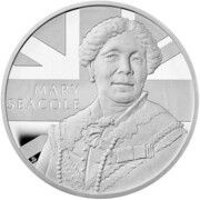 5 Pounds - Charles III Mary Seacole; Silver Proof, United Kingdom, 2023 reverse image