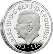 5 Pounds - Charles III Celtic Cross obverse image