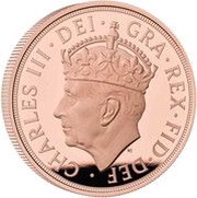 5 Sovereigns - Charles III Coronation obverse image
