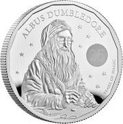 5 Pounds - Charles III Albus Dumbledore; Silver Proof, United Kingdom, 2023 reverse image