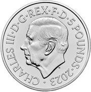 5 Pounds - Charles III Dame Shirley Bassey obverse image