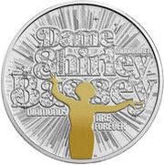 5 Pounds - Charles III Dame Shirley Bassey, United Kingdom, 2023 reverse image