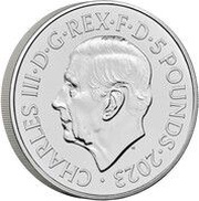 5 Pounds - Charles III The Police obverse image