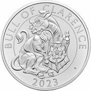 5 Pounds - Charles III Bull of Clarence, United Kingdom, 2023 reverse image