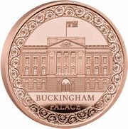 5 Pounds - Charles III Buckingham Palace; Gold Proof, United Kingdom, 2024 reverse image