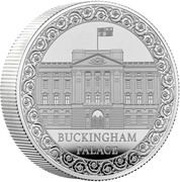 5 Pounds - Charles III Buckingham Palace; Silver Piedfort, United Kingdom, 2024 reverse image
