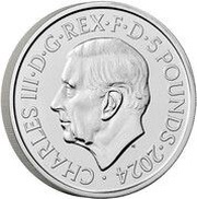 5 Pounds - Charles III Bond Films of the 1980s obverse image