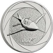 5 Pounds - Charles III Bond Films of the 1980s, United Kingdom, 2024 reverse image
